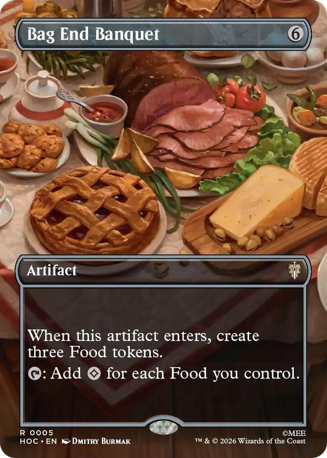 0005 Bag End Banquet (Borderless) R The Hobbit: Eternal-Legal