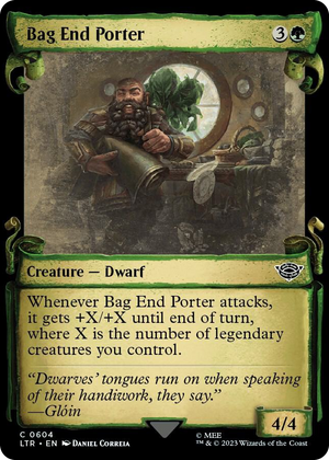 0604 Bag End Porter (Showcase Scrolls) C Universes Beyond: The Lord of the Rings: Tales of Middle-earth