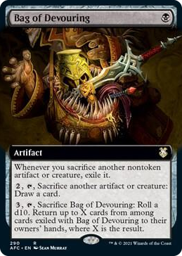 0290 Bag of Devouring (Extended Art) R Commander: Adventures in the Forgotten Realms