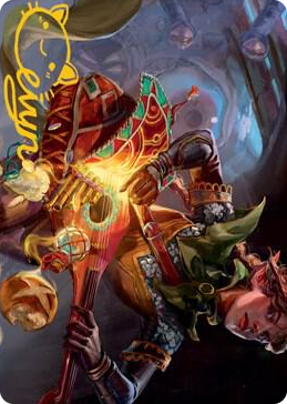 0044 Bag of Holding Art Card (Gold-Stamped Signature) S Art Series: Adventures in the Forgotten Realms