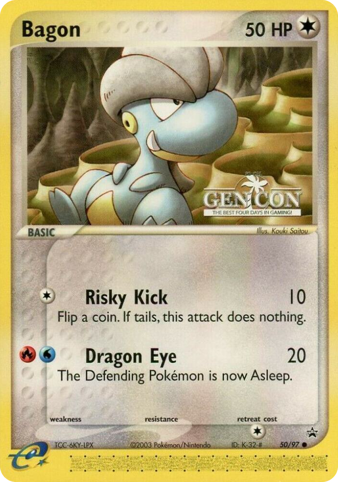 0050 Bagon - 50/97 (Gen Con 2004 Promo) Promo Nintendo Promos