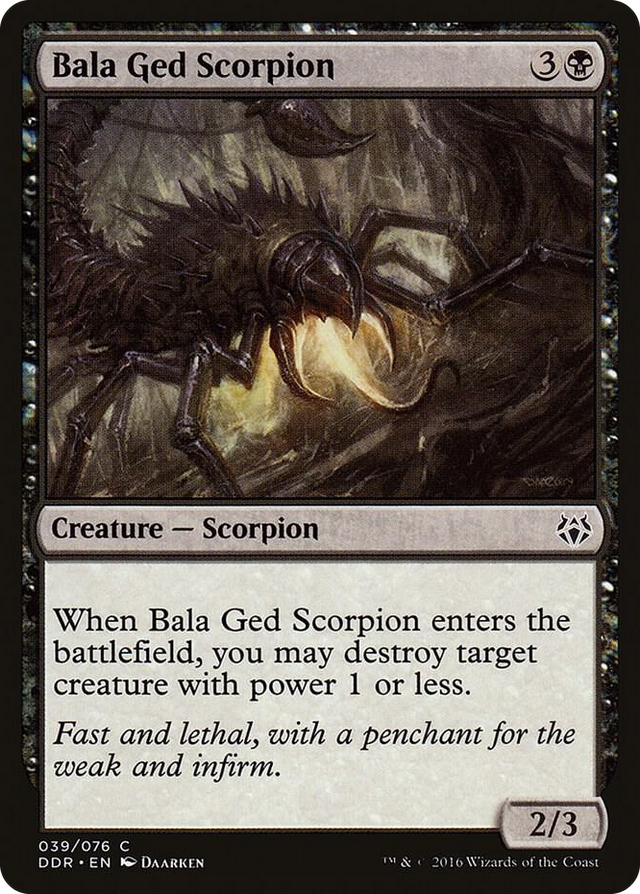 0039 Bala Ged Scorpion C Duel Decks: Nissa vs. Ob Nixilis