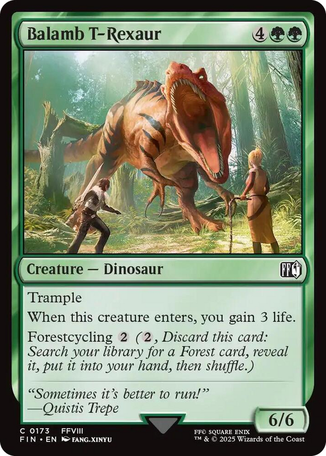 0173 Balamb T-Rexaur C FINAL FANTASY