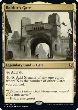 0345 Baldur's Gate R Commander Legends: Battle for Baldur's Gate