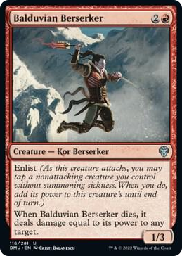 0116 Balduvian Berserker U Dominaria United