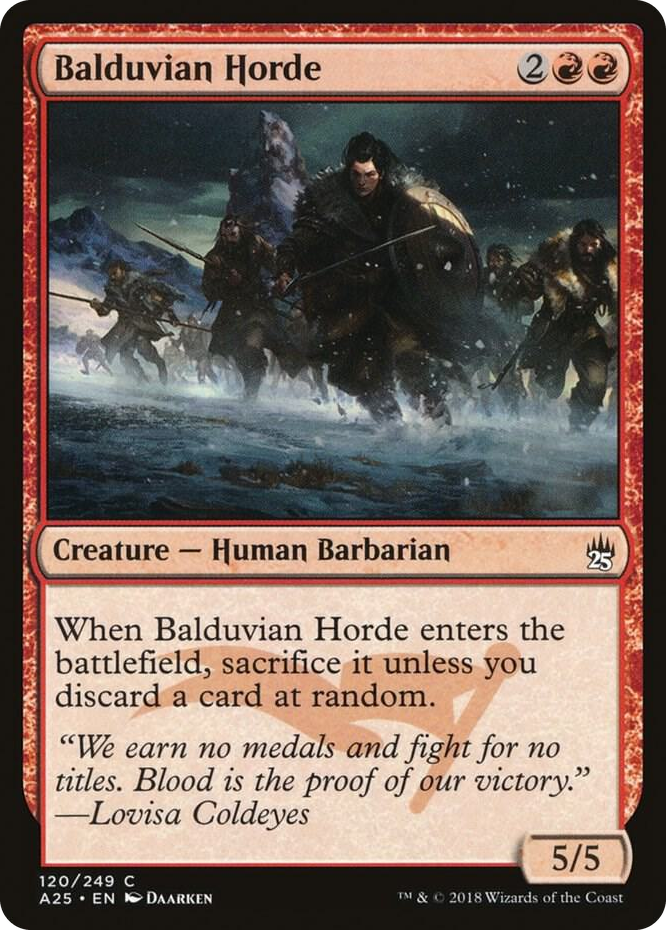 0120 Balduvian Horde C Masters 25