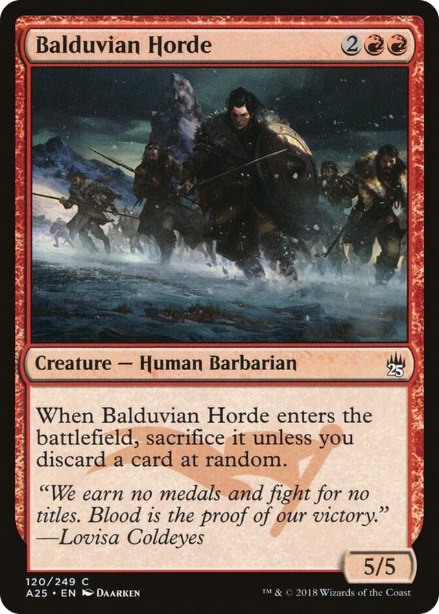 0120 Balduvian Horde C Masters 25