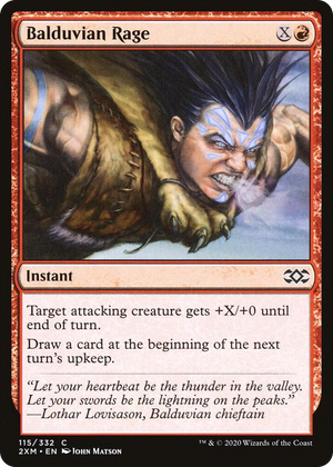0115 Balduvian Rage C Double Masters