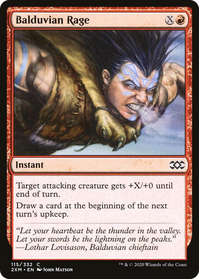 0115 Balduvian Rage C Double Masters