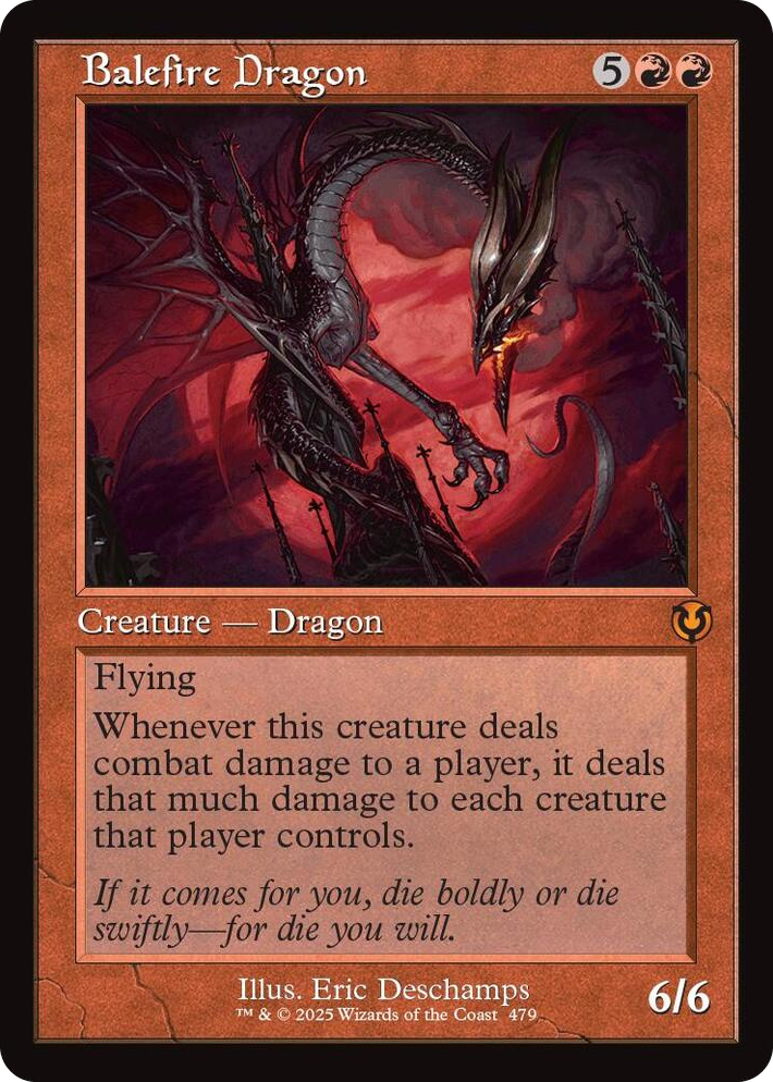 0479 Balefire Dragon (Retro Frame) M Innistrad Remastered