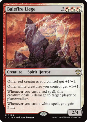 0295 Balefire Liege R Commander: Secrets of Strixhaven