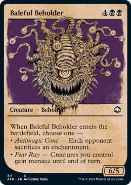 0311 Baleful Beholder (Showcase) C Adventures in the Forgotten Realms