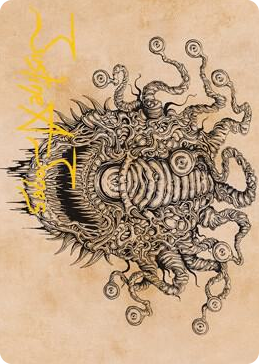 0068 Baleful Beholder (Showcase) Art Card (Gold-Stamped Signature) S Art Series: Adventures in the Forgotten Realms