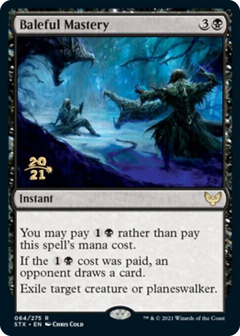0064 Baleful Mastery R Prerelease Cards