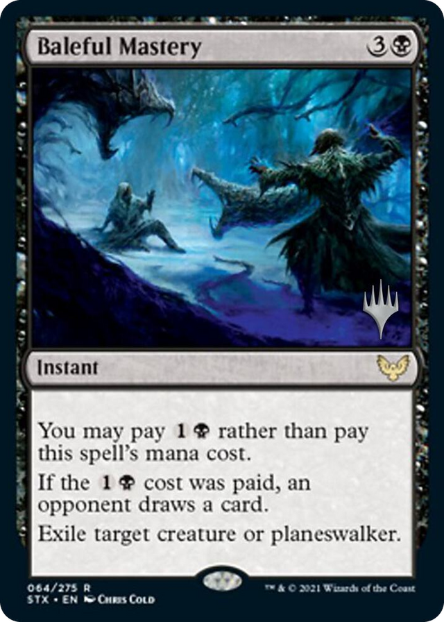 0064 Baleful Mastery R Promo Pack: Strixhaven