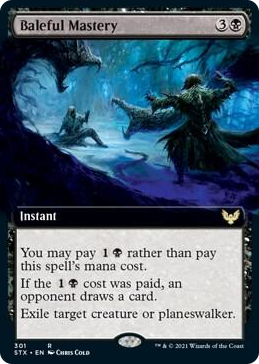 0301 Baleful Mastery (Extended Art) R Strixhaven: School of Mages