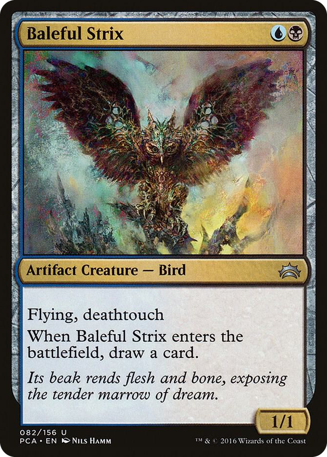 Baleful Strix #82 U - Planechase Anthology Pokemon card