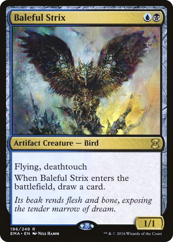 Baleful Strix #196 R - Eternal Masters Pokemon card