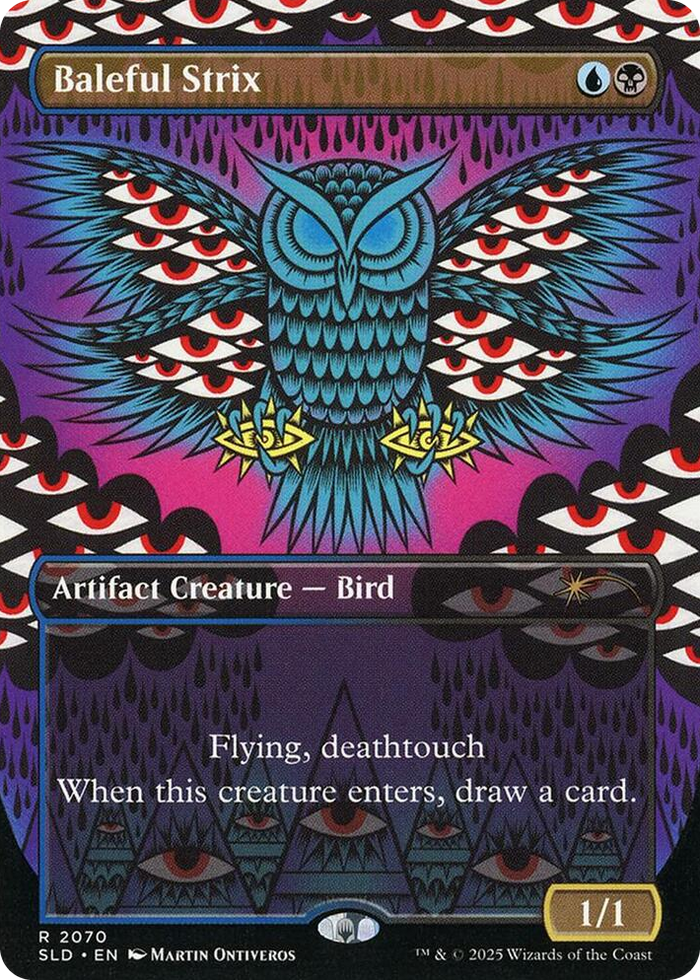 Baleful Strix (2070) #2070 R - Secret Lair Drop Series Pokemon card