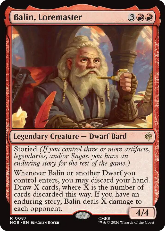 0087 Balin, Loremaster R The Hobbit