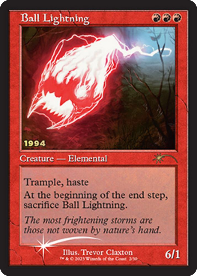 0002 Ball Lightning P 30th Anniversary Promos