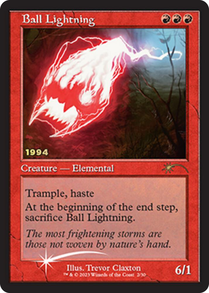 0002 Ball Lightning P 30th Anniversary Promos