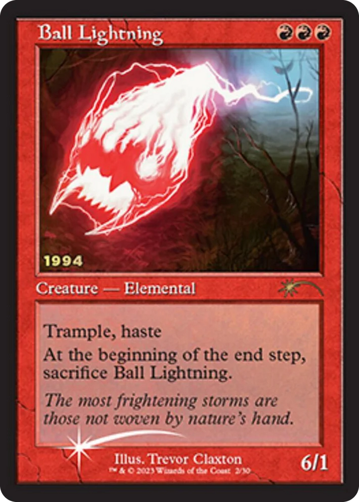 0002 Ball Lightning P 30th Anniversary Promos