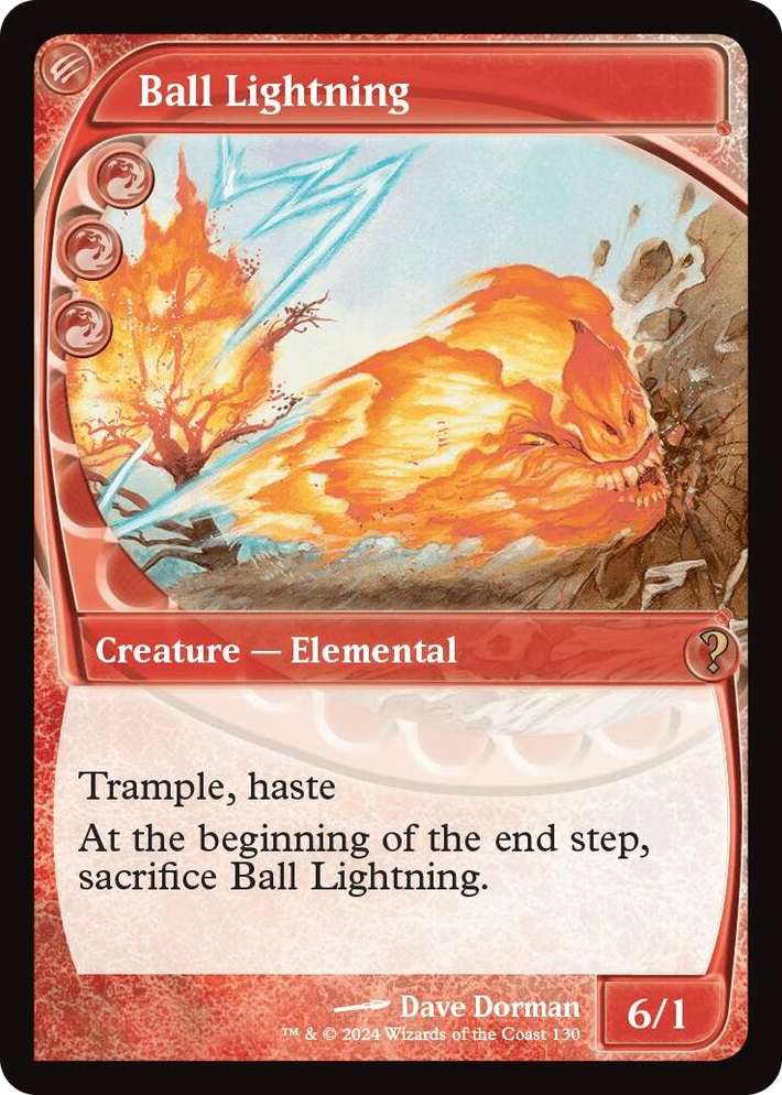 0130 Ball Lightning (Future Sight) R Mystery Booster 2