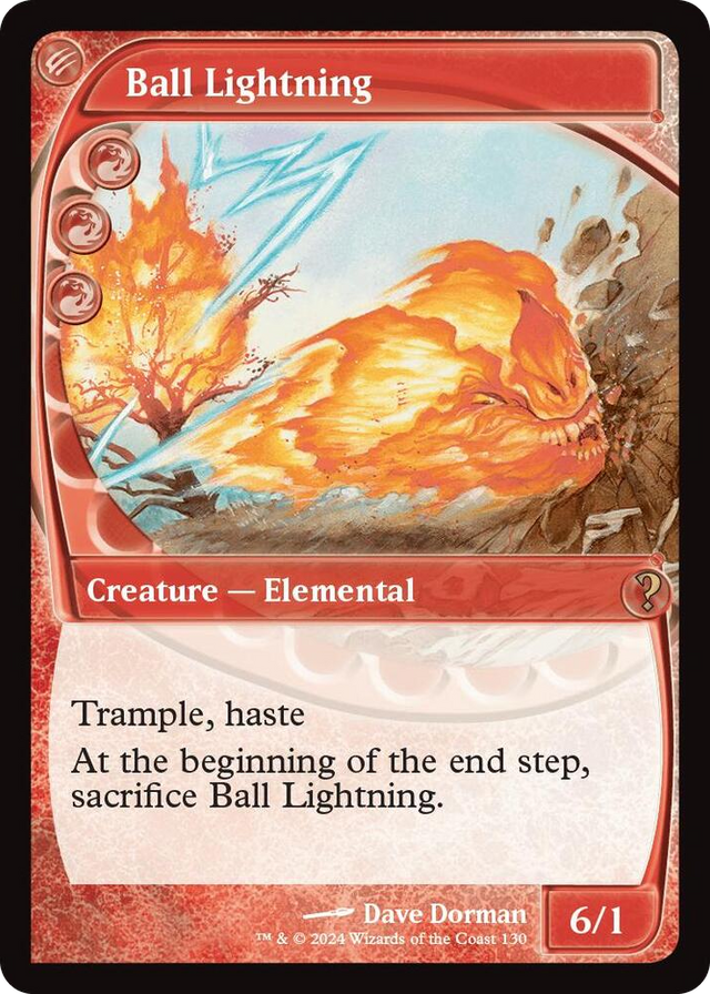 0130 Ball Lightning (Future Sight) R Mystery Booster 2