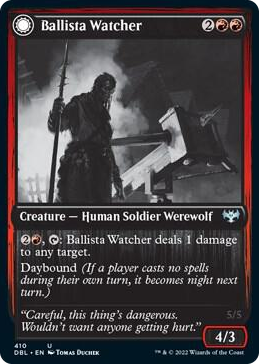 Ballista Watcher #410 U - Innistrad: Double Feature Pokemon card