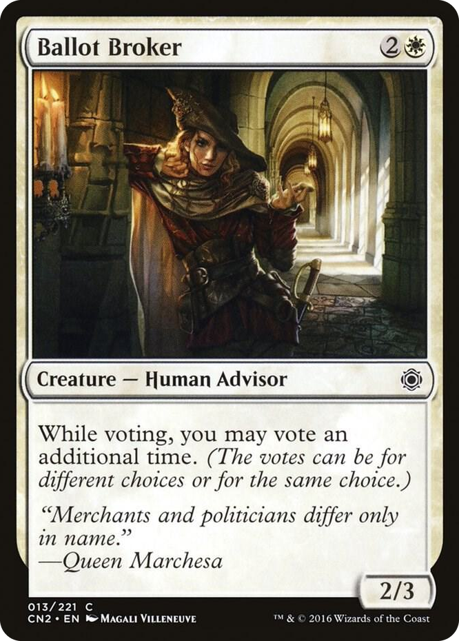 Ballot Broker #13 C - Conspiracy: Take the Crown Pokemon card