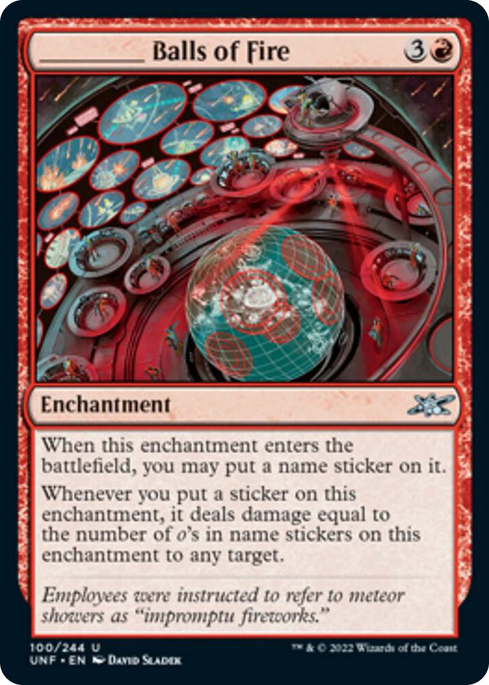 0100 _____ Balls of Fire U Unfinity