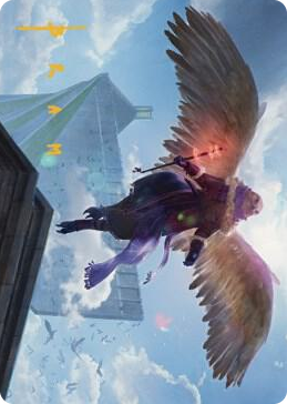 0044 Balmor, Battlemage Captain Art Card (44/81) (Gold-Stamped Signature) S Art Series: Dominaria United