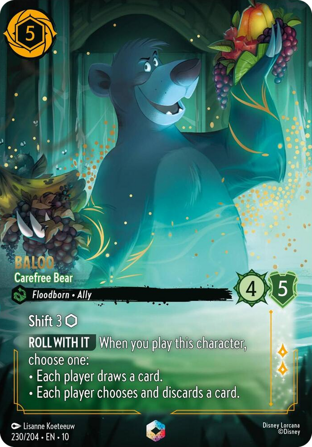 0230 Baloo - Carefree Bear (Enchanted) Enchanted Whispers in the Well