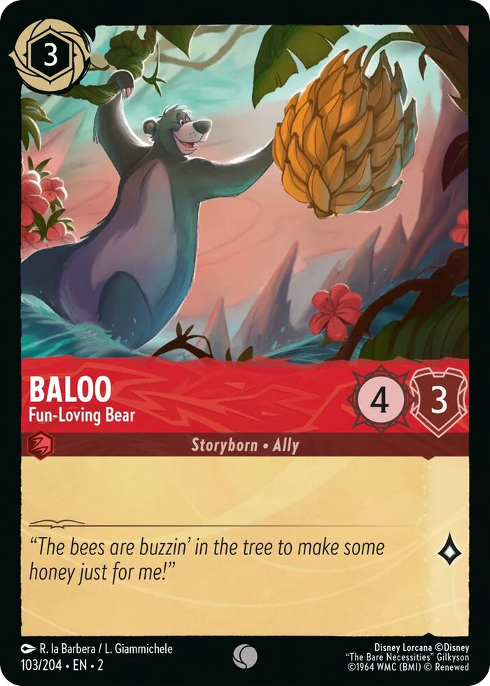 0103 Baloo - Fun-Loving Bear Common Rise of the Floodborn