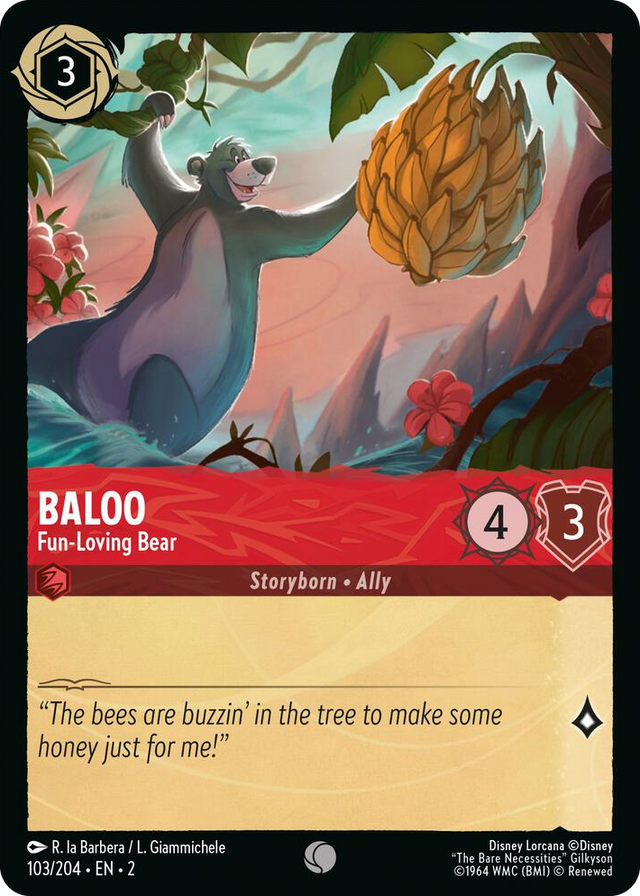 0103 Baloo - Fun-Loving Bear Common Rise of the Floodborn