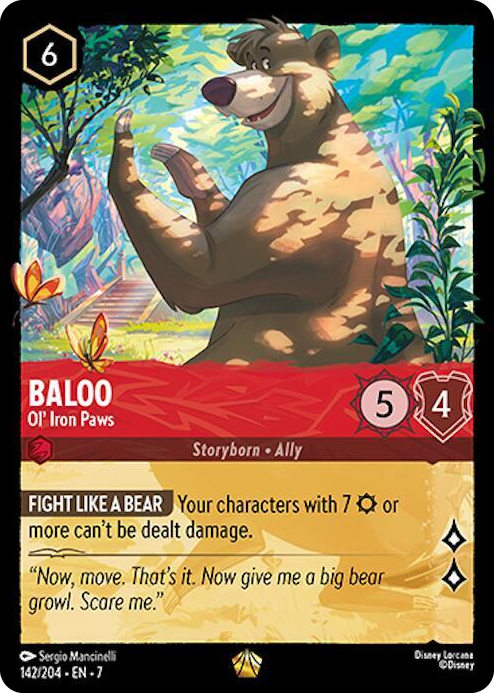 0142 Baloo - Ol' Iron Paws Legendary Archazia's Island
