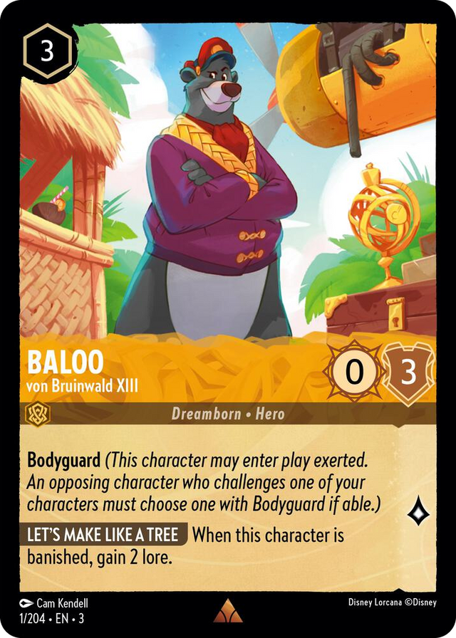 0001 Baloo - von Bruinwald XIII Rare Into the Inklands