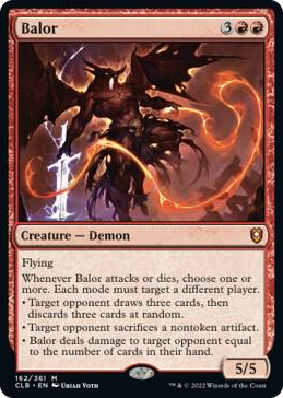 Balor #162 M - Commander Legends: Battle for Baldur's Gate Pokemon card