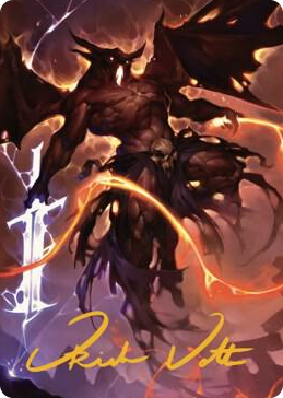 0007 Balor Art Card (Gold-Stamped Signature) S Art Series: Commander Legends: Battle for Baldur's Gate