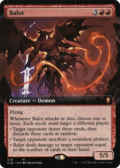 0578 Balor (Extended Art) M Commander Legends: Battle for Baldur's Gate