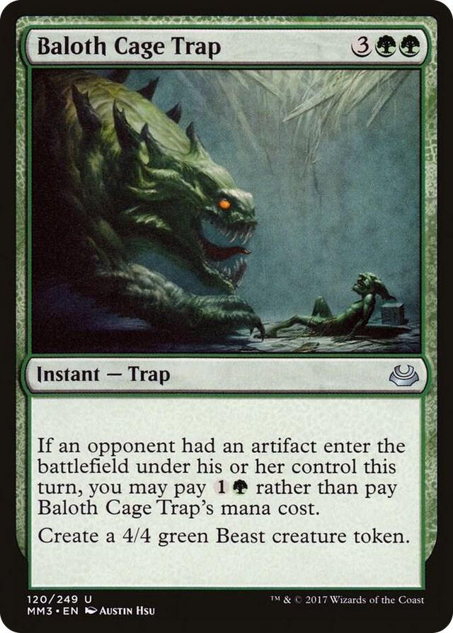 0120 Baloth Cage Trap U Modern Masters 2017