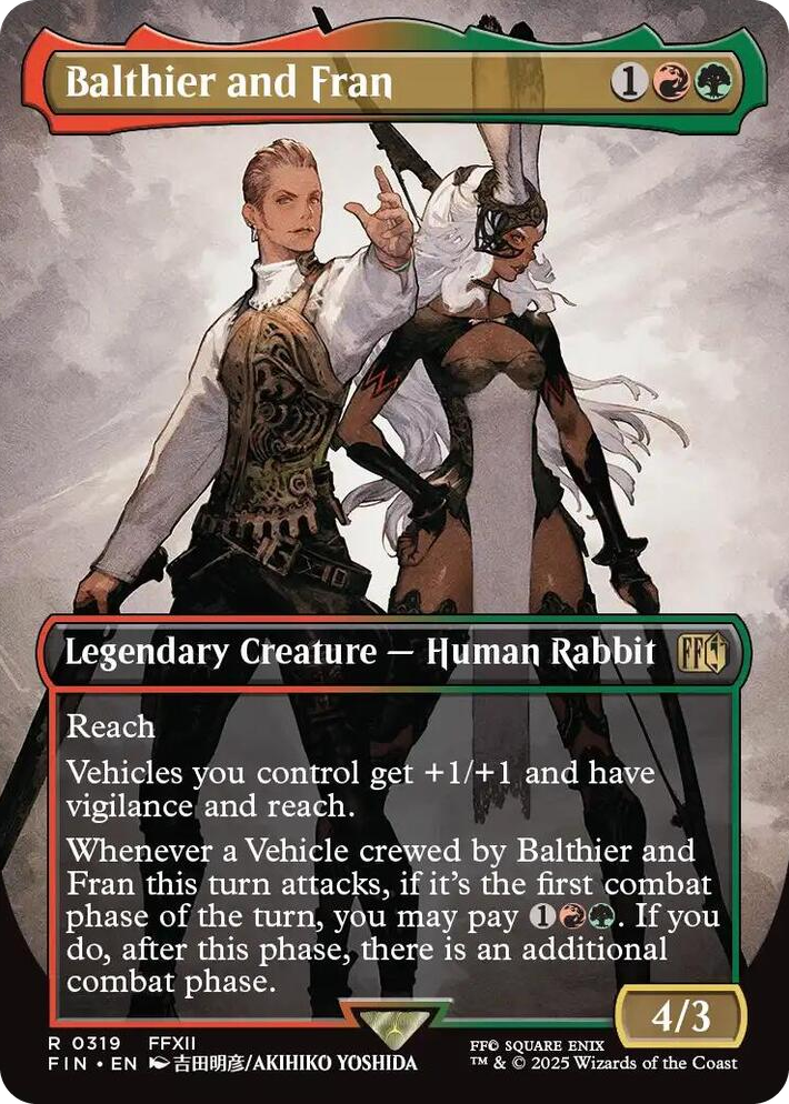 0319 Balthier and Fran (0319) (Borderless) R FINAL FANTASY