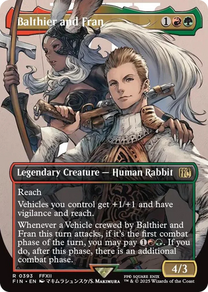 0393 Balthier and Fran (0393) (Borderless) R FINAL FANTASY