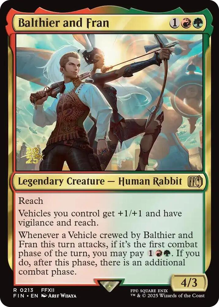 0213 Balthier and Fran R Prerelease Cards