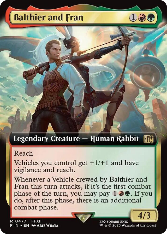0477 Balthier and Fran (Extended Art) R FINAL FANTASY