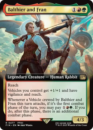 0477 Balthier and Fran (Extended Art) R FINAL FANTASY