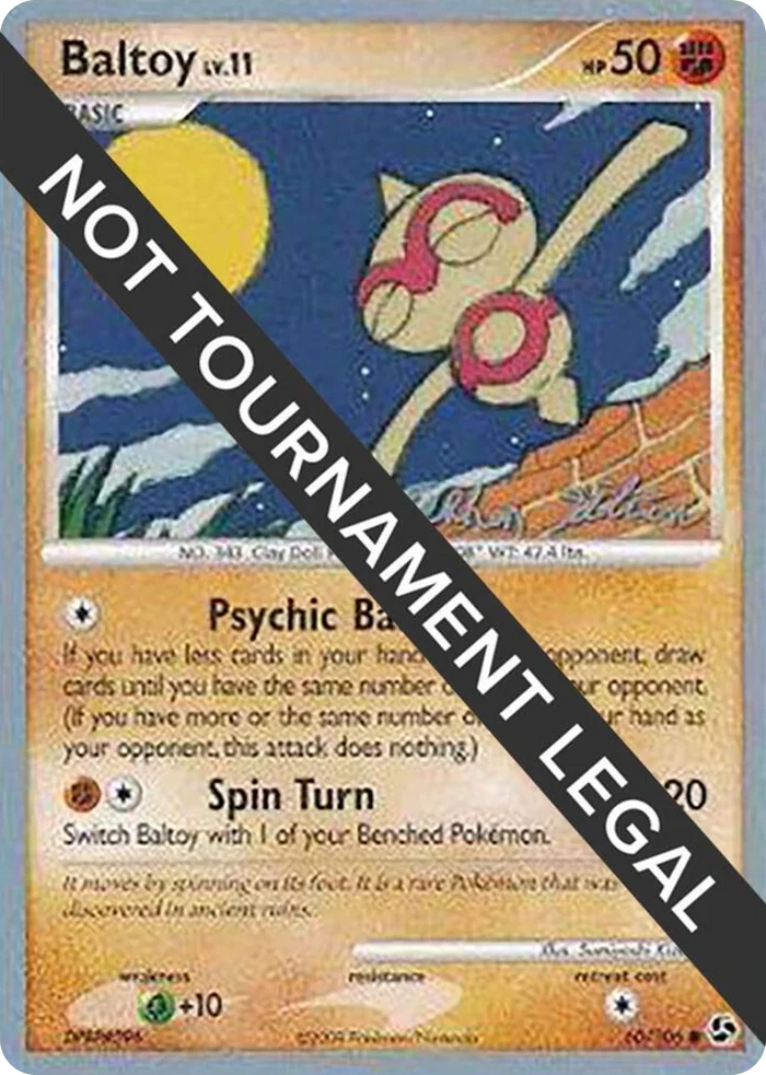 0060 Baltoy - 2009 (Stephen Silvestro) Common World Championship Decks