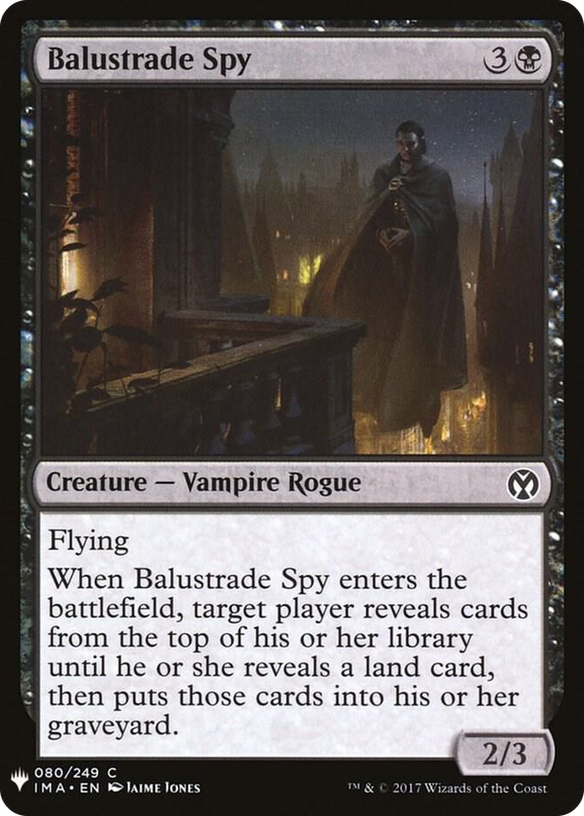 0080 Balustrade Spy C The List Reprints
