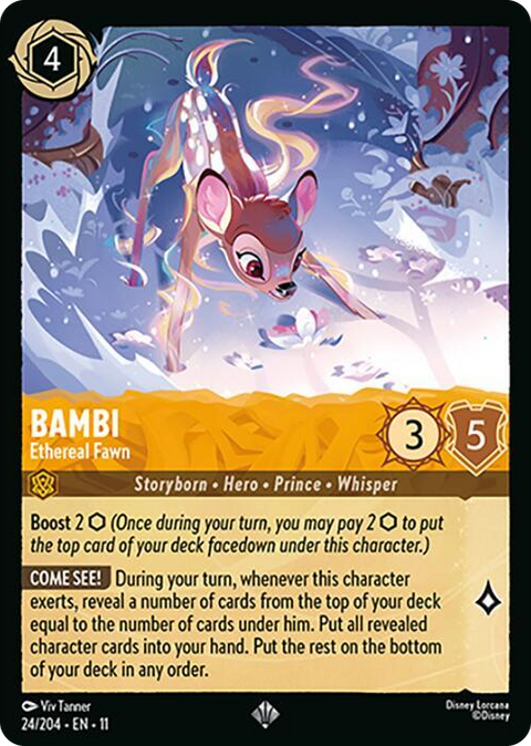 0024 Bambi - Ethereal Fawn Super Rare Winterspell